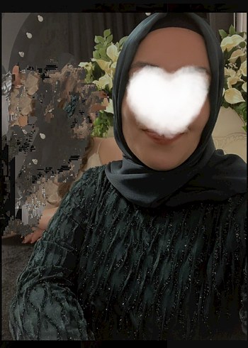 Yeşil Tesettür Abiye