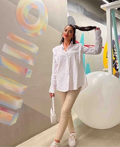 Sagaza beyaz gömlek - Görsel 7