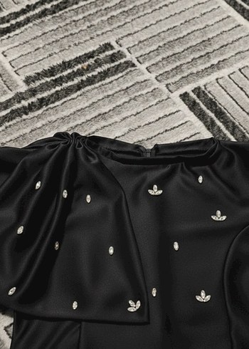 siyah tesettür abiye - Görsel 2