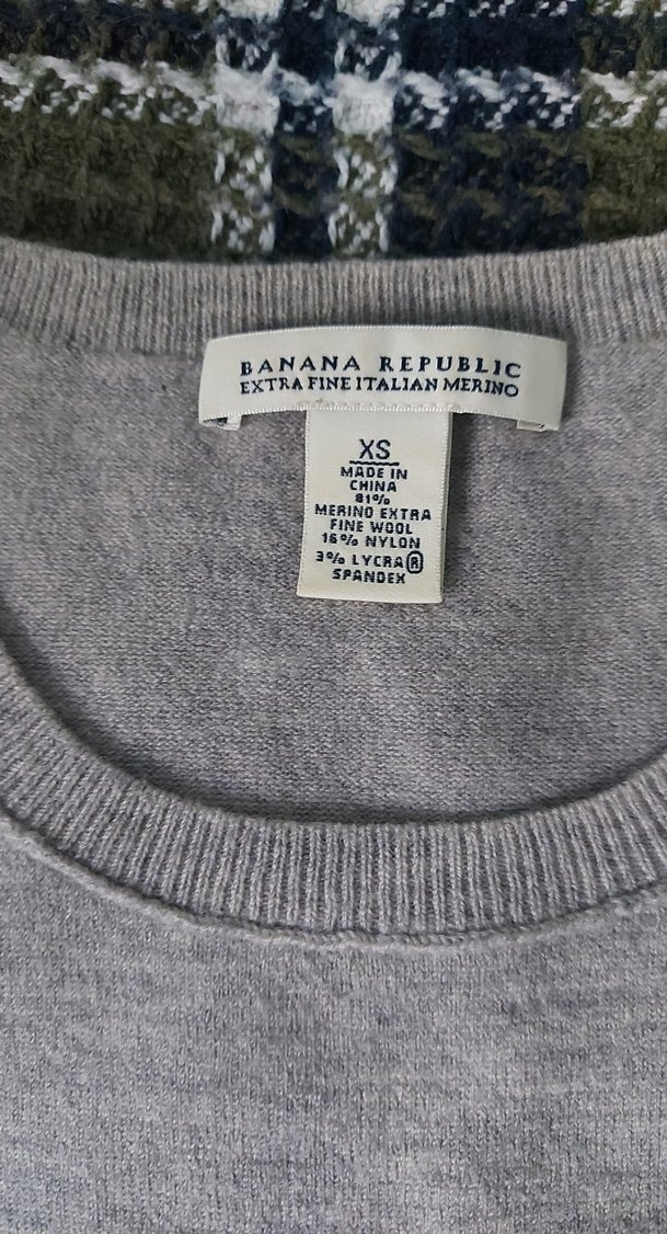 Gri Kadın Triko Kolsuz Süveter - Görsel 2