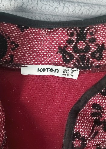 Koton Desenli Kadın Yelek - Görsel 3