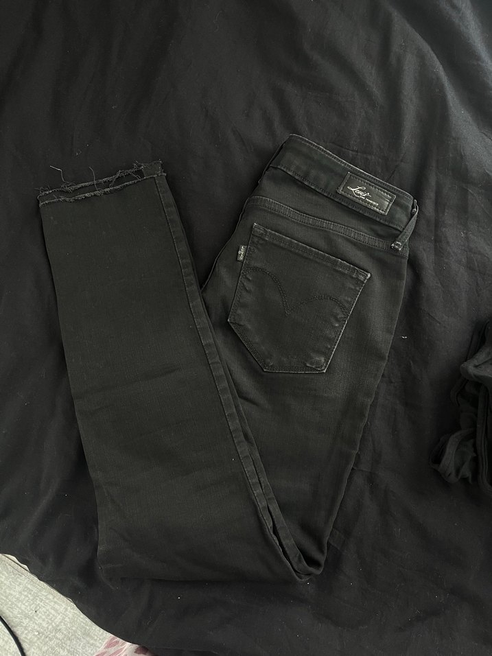 Siyah Denim Levis Jean — görsel 3/5