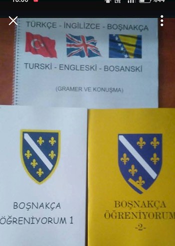 Boşnakça Öğreniyorum 1 ve 2 Kitap Seti