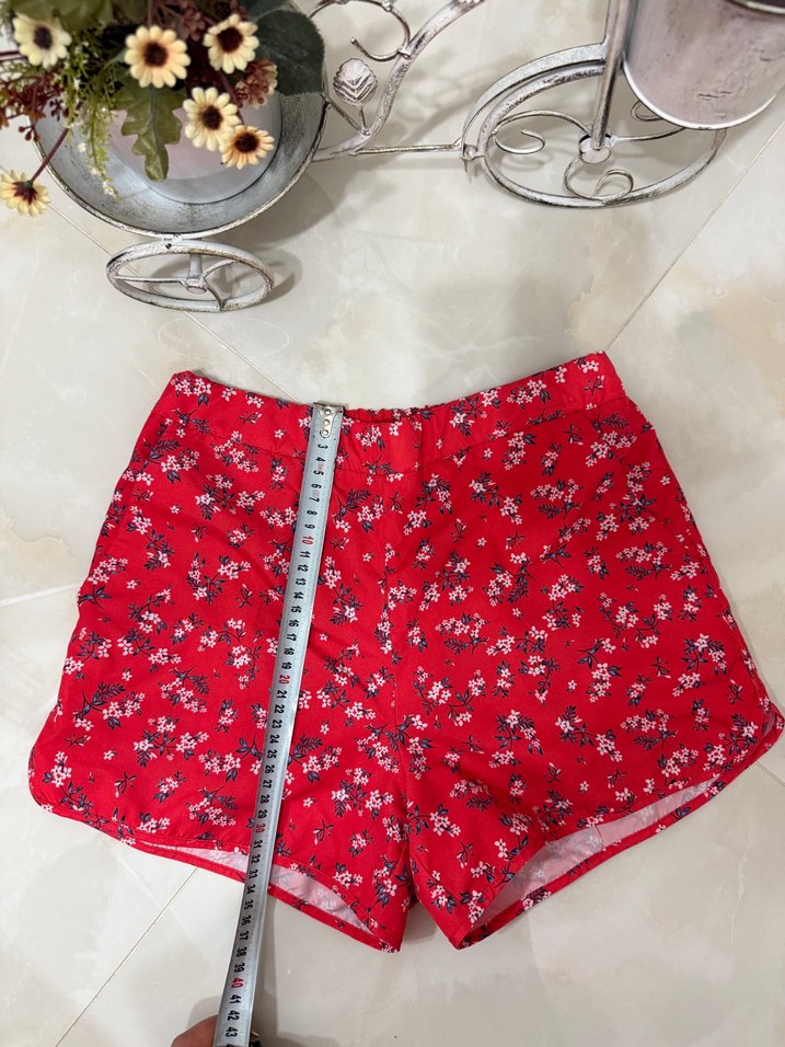 Kırmızı deniz şortu - Görsel 3