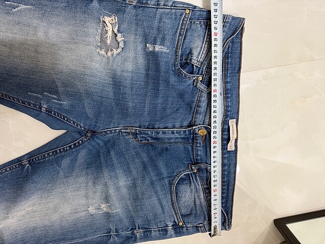 38 Beden mavi Renk Mango pantolon