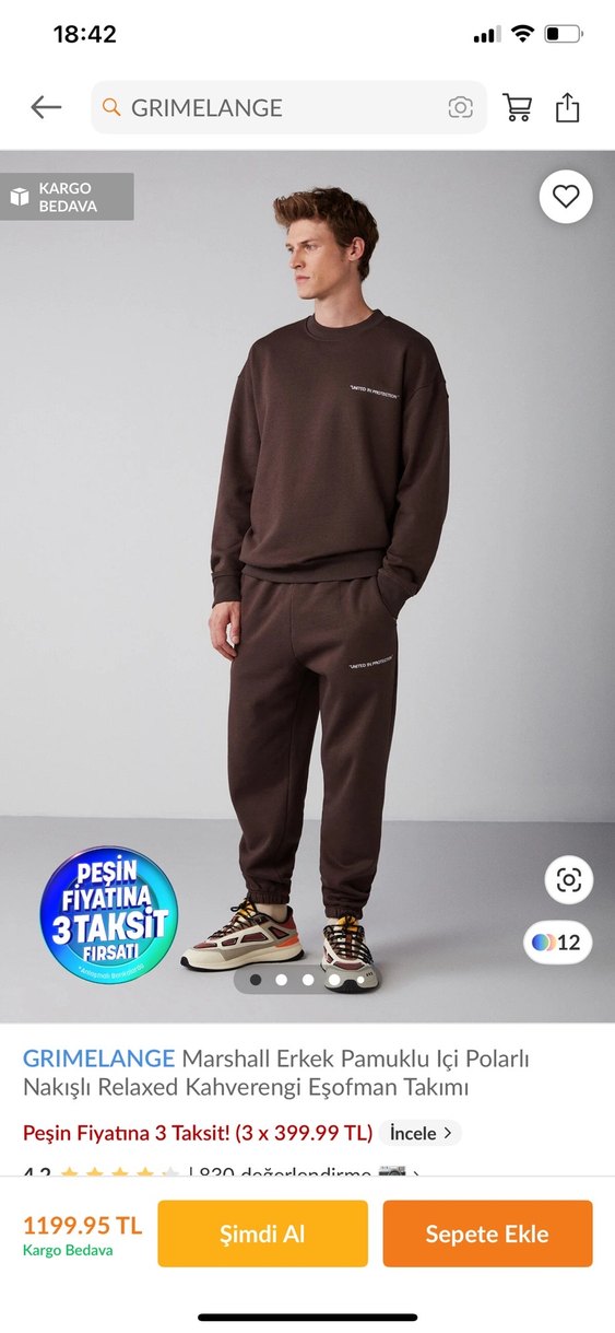 Grimelange Eşofman Takımı - Görsel 3