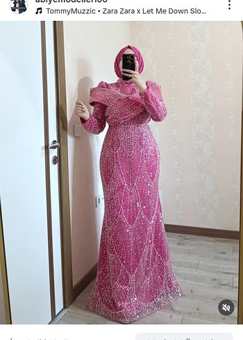 Pembe elbise
