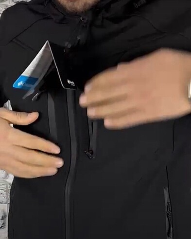 xl Beden siyah Renk KALİTELİ KIŞLIK SOFTSHELL MONT ??