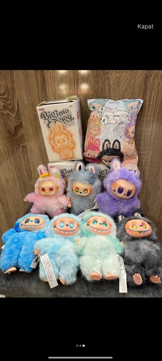 Gri Peluş Anahtarlık Oyuncak - Görsel 2