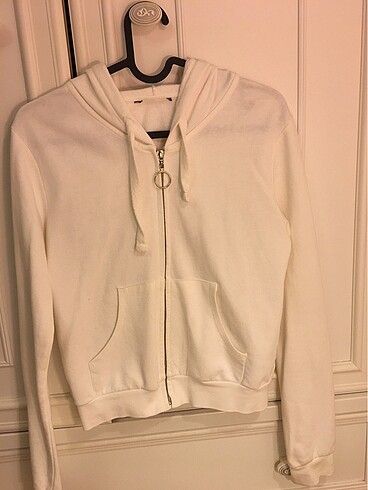Addax beyaz sweatshirt