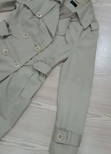 m Beden camel Renk Benetton trenchcot ceket
