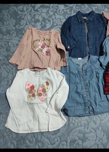 H&M yaş aralıklarını tek tek çektim 18 24 ay için uygun olurlar