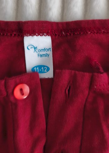 Bordo Erkek Çocuk Düğmeli Sweatshirt - Görsel 2