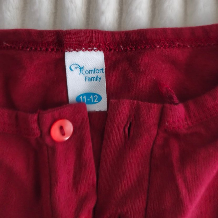 Bordo Erkek Çocuk Düğmeli Sweatshirt - Görsel 2