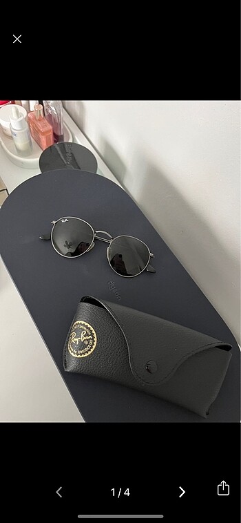 Ray Ban round metal güneş gözlüğü