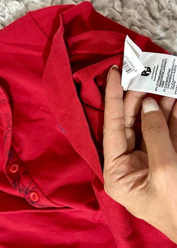 U.S Polo Assn. Kadın Kırmızı Polo Yaka Tişört