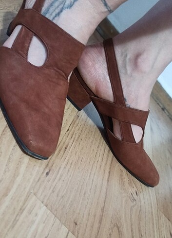 36 Beden Vintage süet ayakkabı 