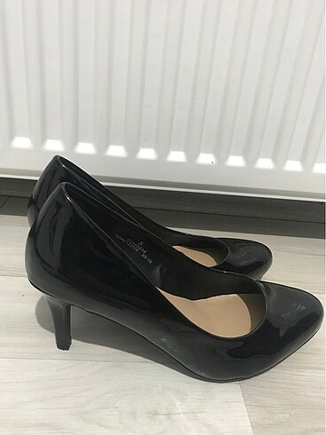 37 Beden Siyah stiletto topuklu ayakkabı