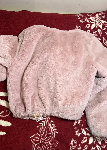 Diğer Pembe Peluş Kadın Ceket