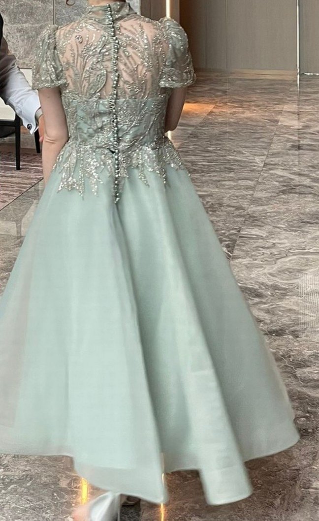 Özel tasarım nişan elbisesi - Görsel 2