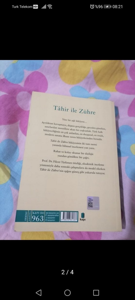 Tâhir ile Zühre - Fikret Türkmen - Görsel 2