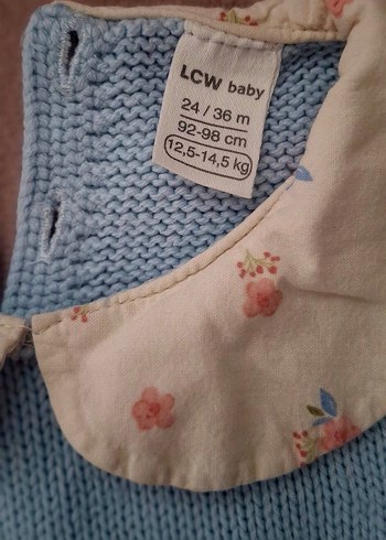 LC Waikiki Kız Çocuk Mavi Triko Kazak
