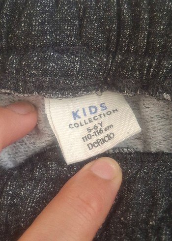 LC Waikiki Gri Baskılı Erkek Çocuk Street Wear Eşofman