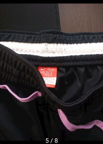 Kızlar için Fermuarlı Siyah-Pembe Eşofman Altı - Görsel 3