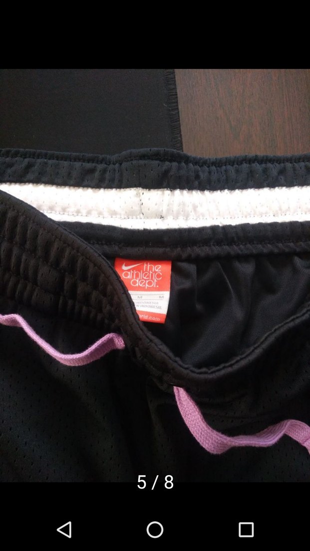 Kızlar için Fermuarlı Siyah-Pembe Eşofman Altı - Görsel 3