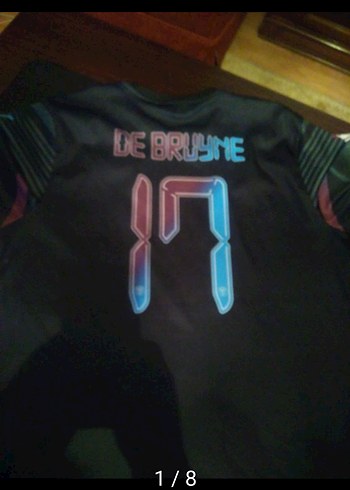 Erkek Gri Baskılı Kısa Kollu Jersey - Görsel 2