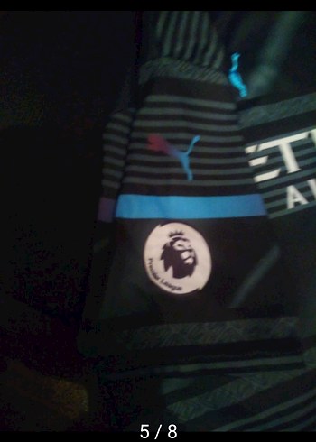 Erkek Gri Baskılı Kısa Kollu Jersey - Görsel 4