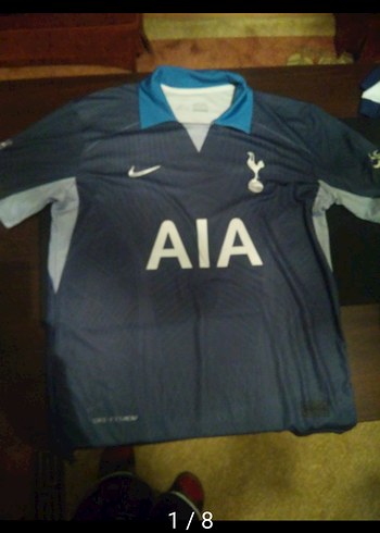 Erkek Koyu Mavi Spor Tişört Düğmeli - Görsel 2