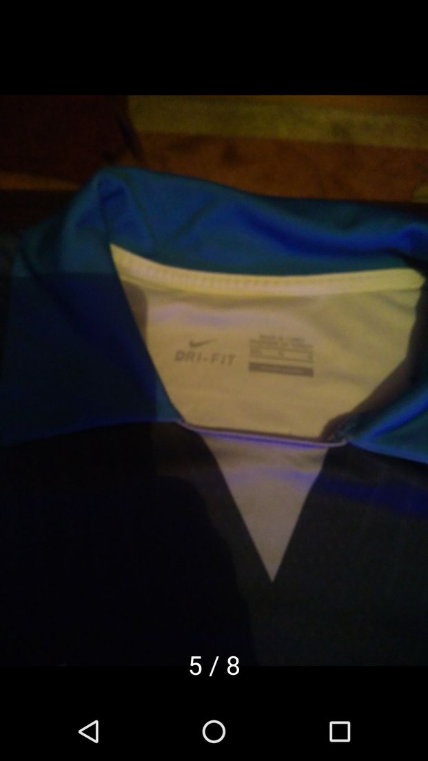 Erkek Koyu Mavi Spor Tişört Düğmeli - Görsel 5