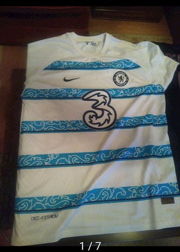 Beyaz Baskılı Kısa Kollu Erkek Forma - Görsel 2