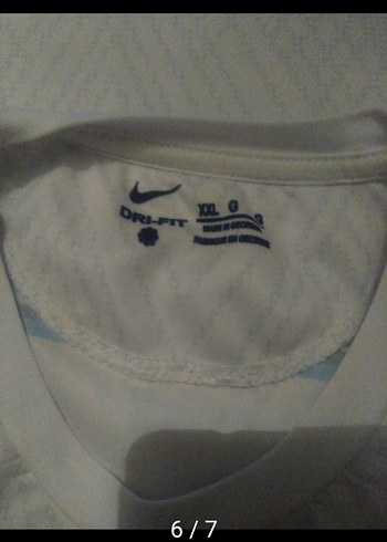 Beyaz Baskılı Kısa Kollu Erkek Forma - Görsel 6