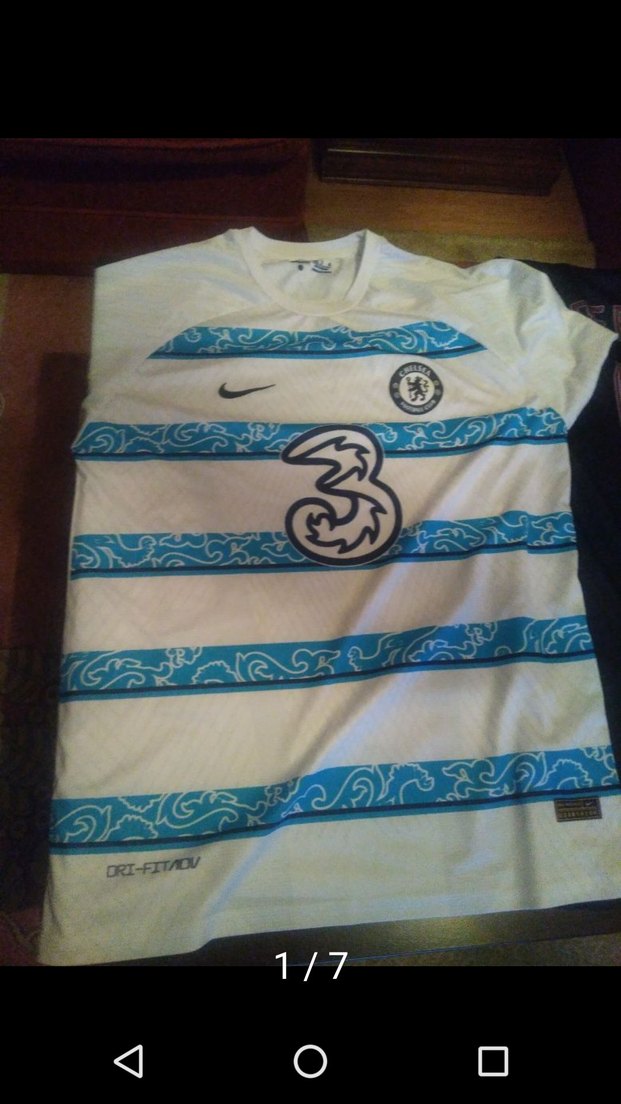 Beyaz Baskılı Kısa Kollu Erkek Forma - Görsel 2