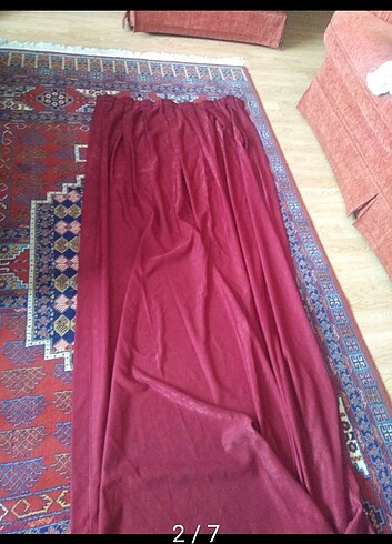  Beden bordo Renk Fon perde