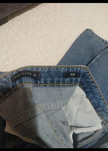 s Beden mavi Renk Mom Jean