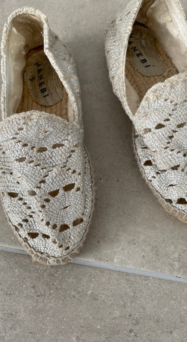 Dantel Detaylı Kadın Beyaz Espadril - Görsel 2