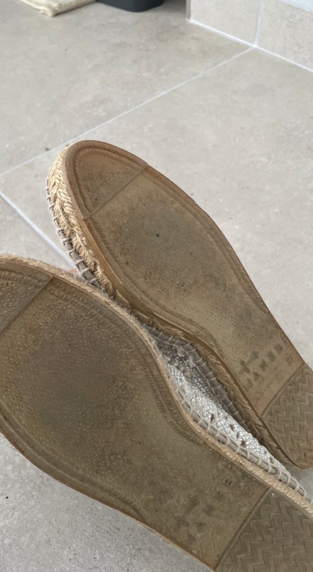 Dantel Detaylı Kadın Beyaz Espadril - Görsel 4