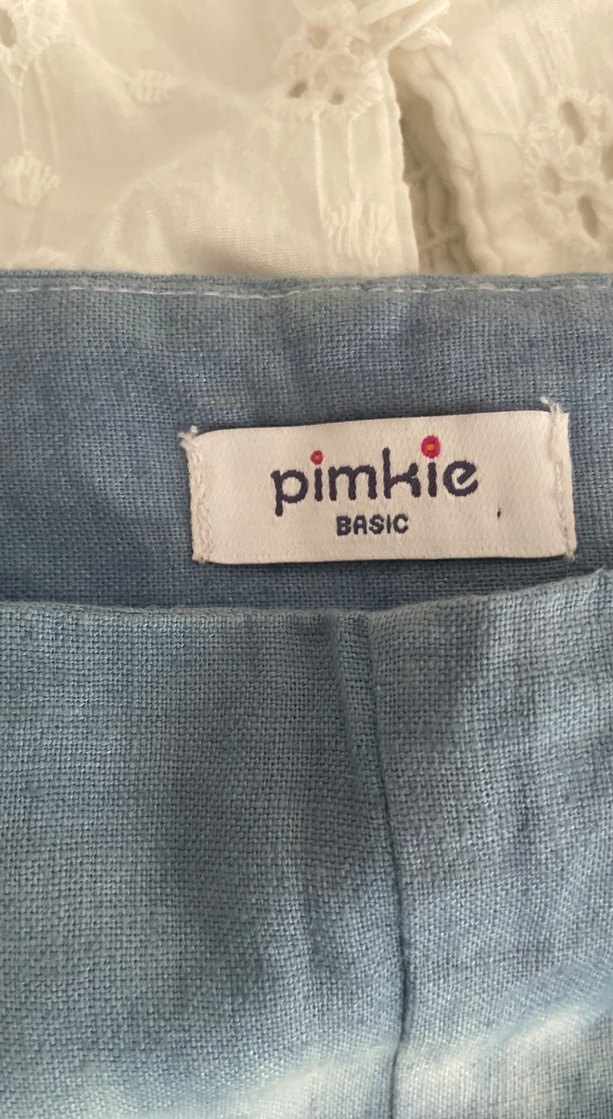 Mavi Tie-Dye Mini Eteği - Görsel 3