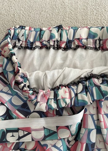 Rahat Kesim Pilili Mini Etek - Görsel 3