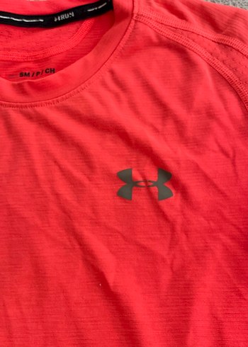 Turunçu bayan Kısa Kollu Spor Tişört - Görsel 2