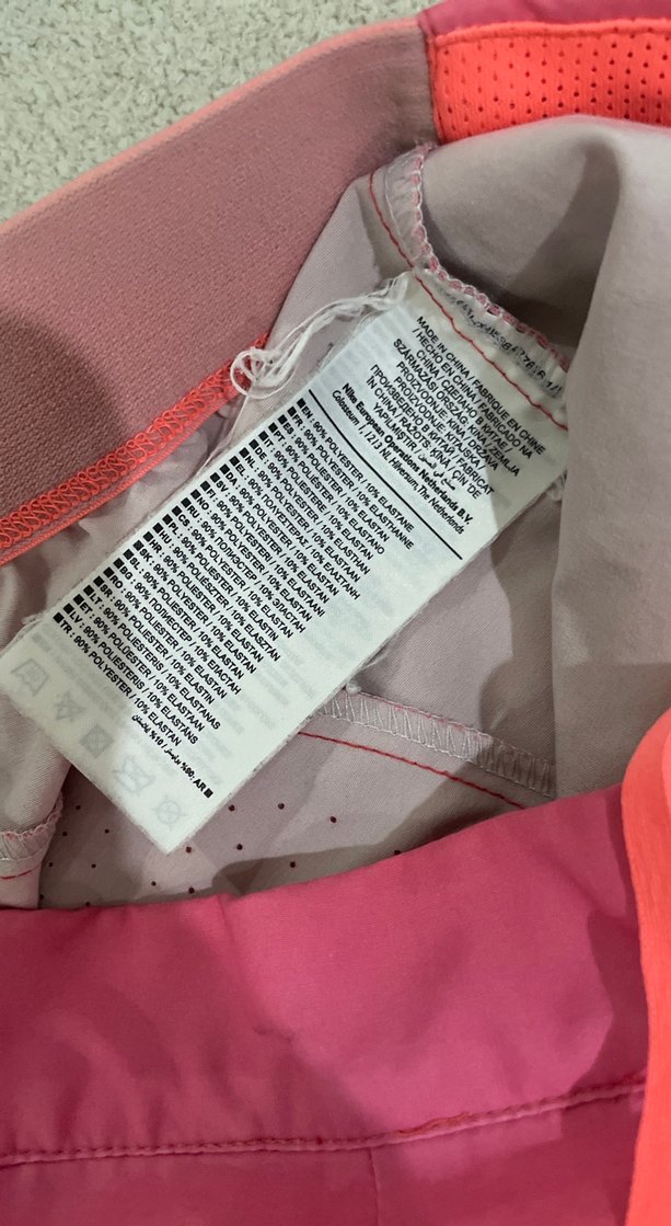 Pembe Batik Desenli Mini Spor Şort - Görsel 4