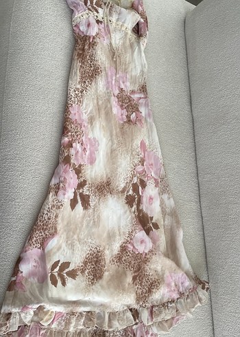 Bayan  Bohem Straplez Elbise - Görsel 10