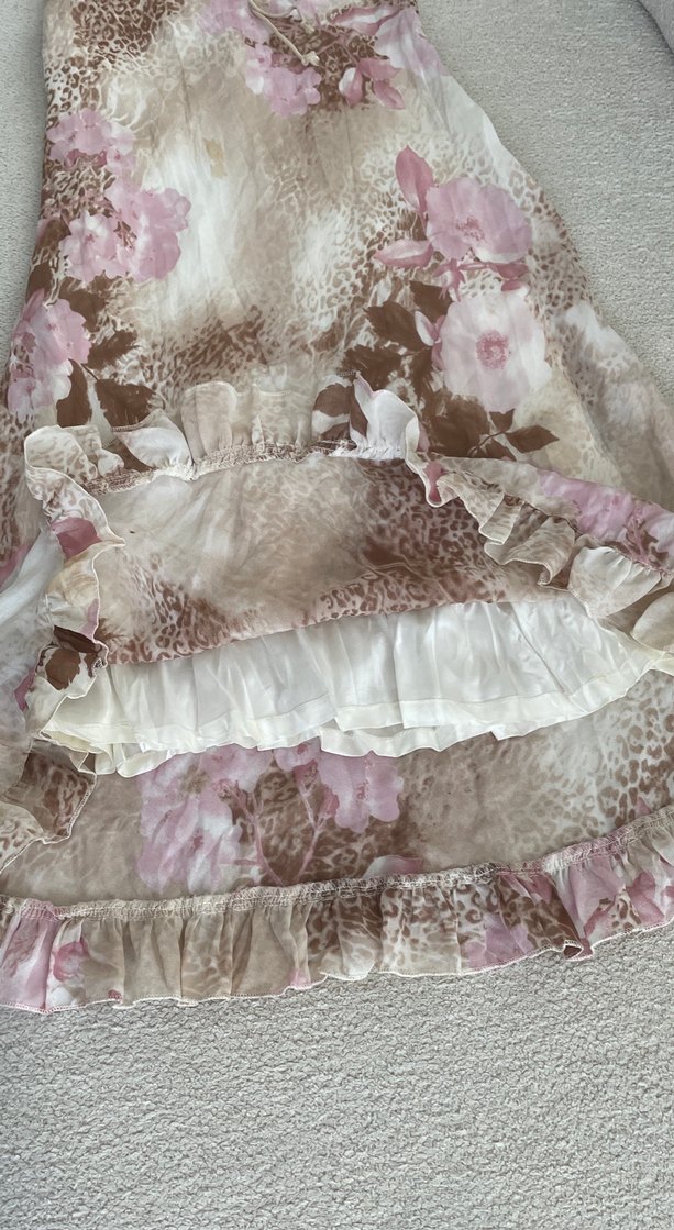 Bayan  Bohem Straplez Elbise - Görsel 5