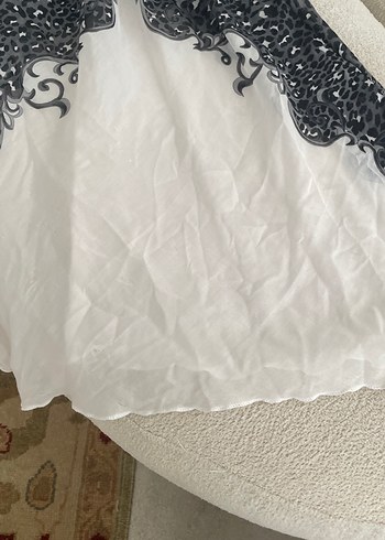 Nakışlı Uzun Askısız Hamile Geceliği - Görsel 6