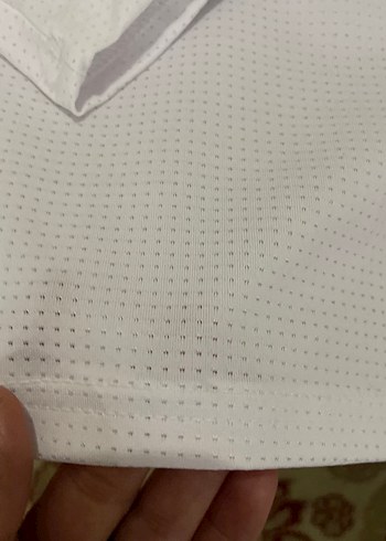 Nike Pro Beyaz Yarım Fermuarlı Sweatshirt - Görsel 6