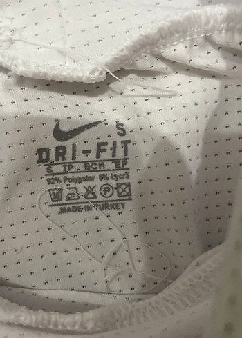 Nike Pro Beyaz Yarım Fermuarlı Sweatshirt - Görsel 4