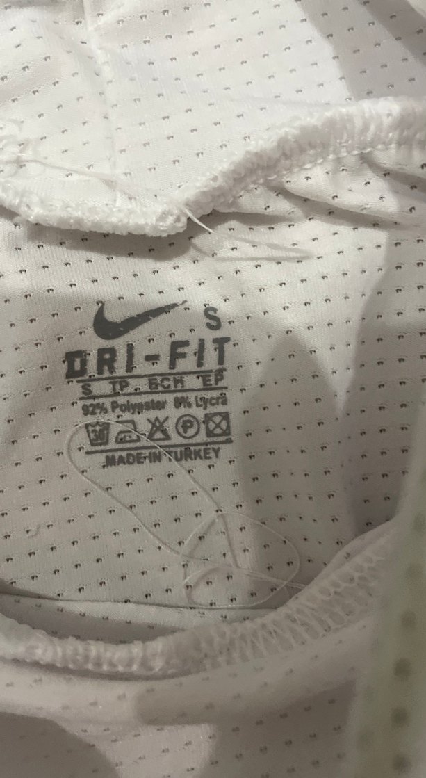 Nike Pro Beyaz Yarım Fermuarlı Sweatshirt - Görsel 4